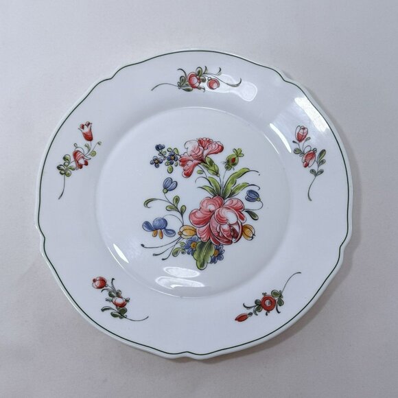 Vintage Arcopal France Provincial Dinner Plate 10” Flower Spring Summer Garden - Picture 3 of 12